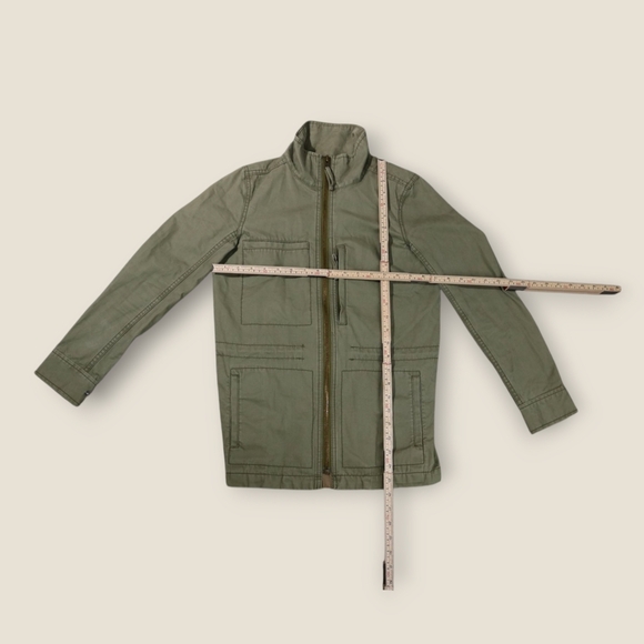 Madewell Jacket Women’s SZ XS Military Green Full Zip Four Pocket - Picture 6 of 9
